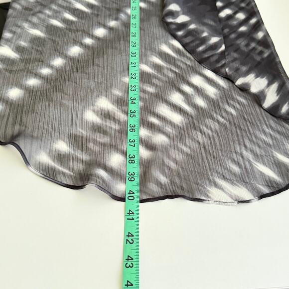 Express High Low Sheer Tie-Dye Layered Skirt Size XS Asymmetric Boho Festival - Picture 9 of 10